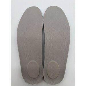 Orthotic Gray Shoe Insoles 11" Long Durable Foam Comfort Arch Support For Men &